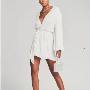 Retrofete Gabriella Robe Dress White
